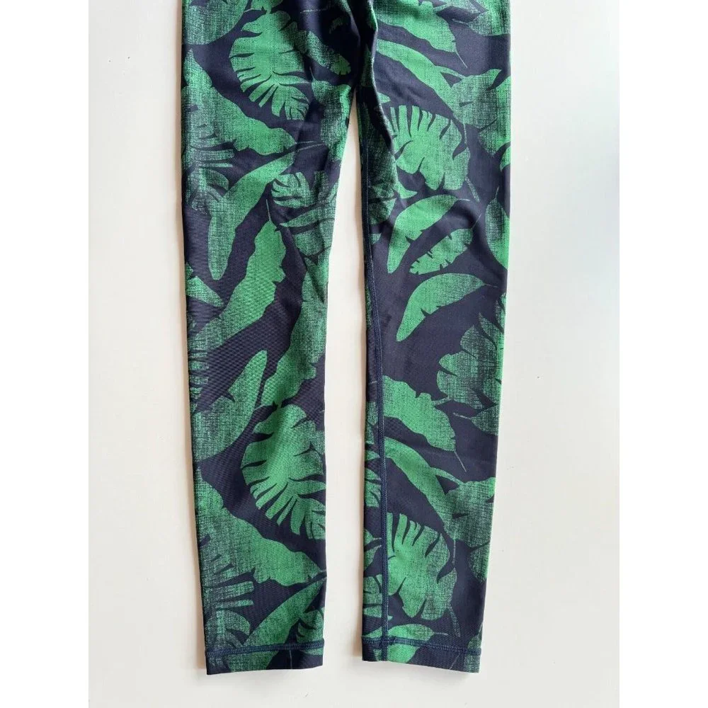 THE UPSIDE Green Palm Lead Print Anna Bra 29" Leggings Workout Set, Size M/US8 - Picture 12 of 16